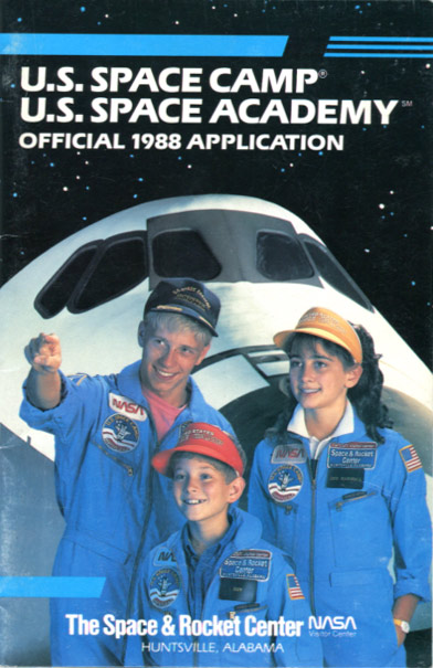 1988 Space Camp Brochure - Cover