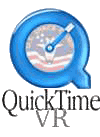 QuicktimeVR Logo with Space Camp Logo behind the Q