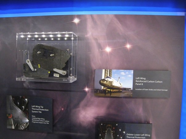 Columbia Artifact Display