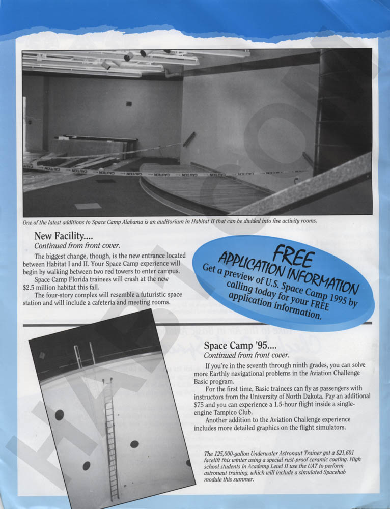 Space Camp News - Spring 1995 - Page 2