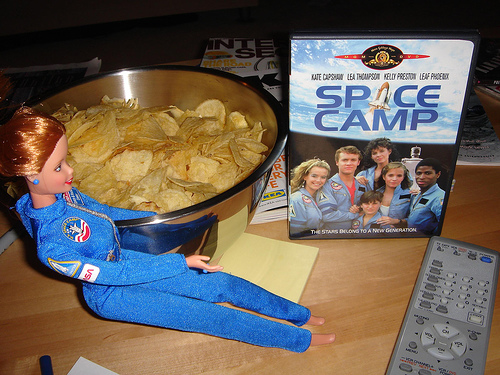 Space Camp Barbie with SpaceCamp DVD