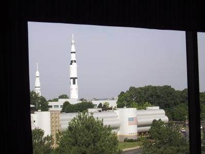 View of USSRC from Marriott Room, May 2002