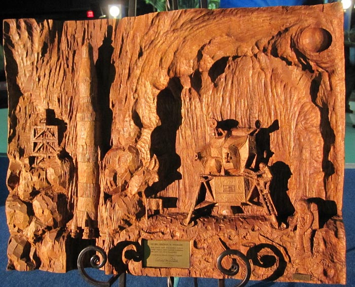 Wood Carving - Gift from von Braun to George Mueller