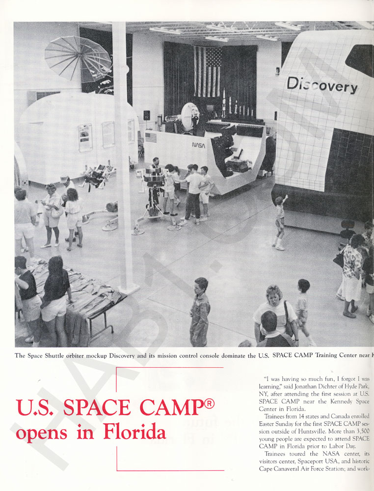 Space Camp News - Spring 1988 - Page 2