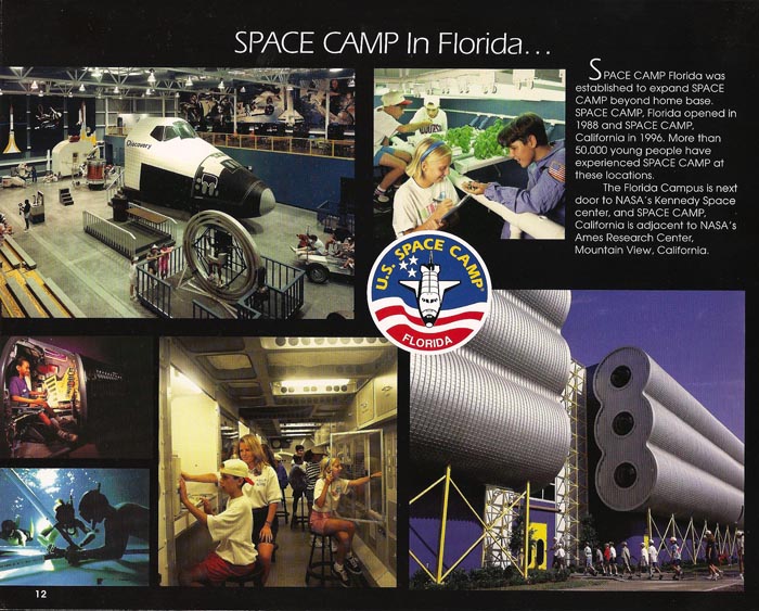 International Space Camp Franchise Book - Page 12