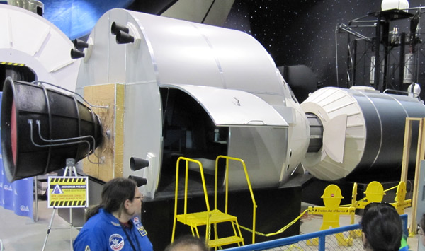 New Capsule Sim on Space Camp Tour