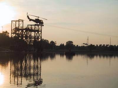 Aviation Challenge Lake at Magic Hour, May 2002