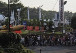 Astronaut Autograph Line at the "Shuttle 'Rocketed' Our World" Event.