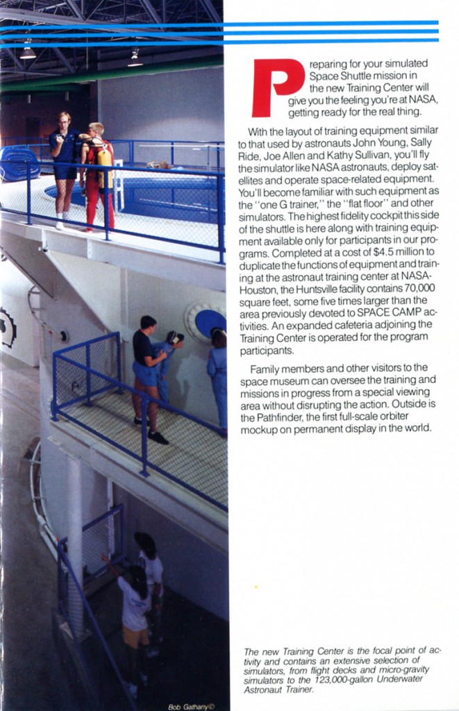 1988 Space Camp Brochure - Page 3