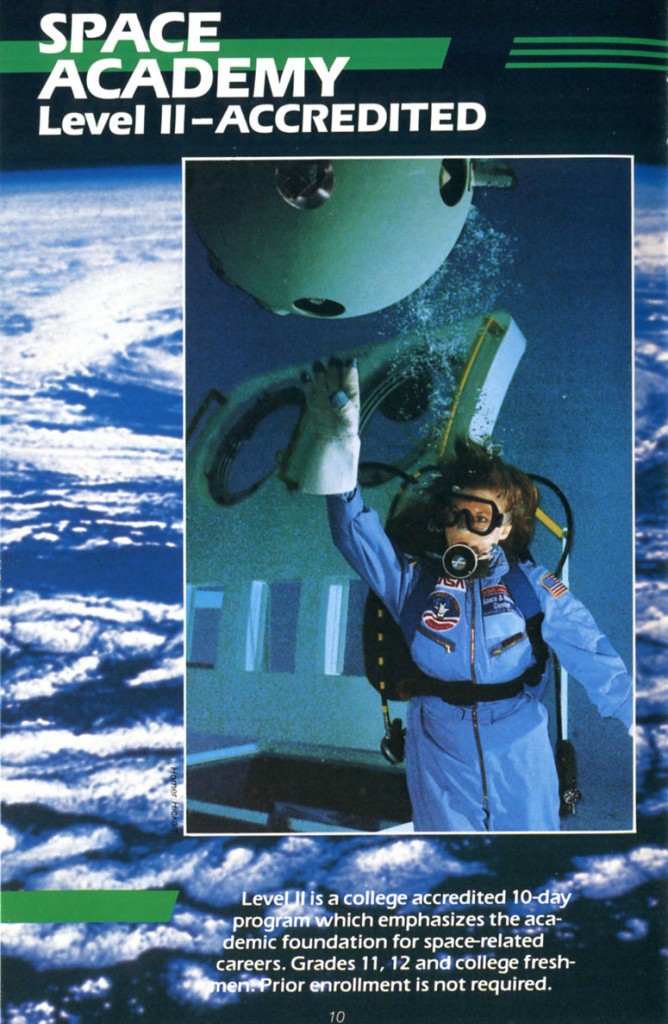 1988 Space Camp Brochure - Page 10