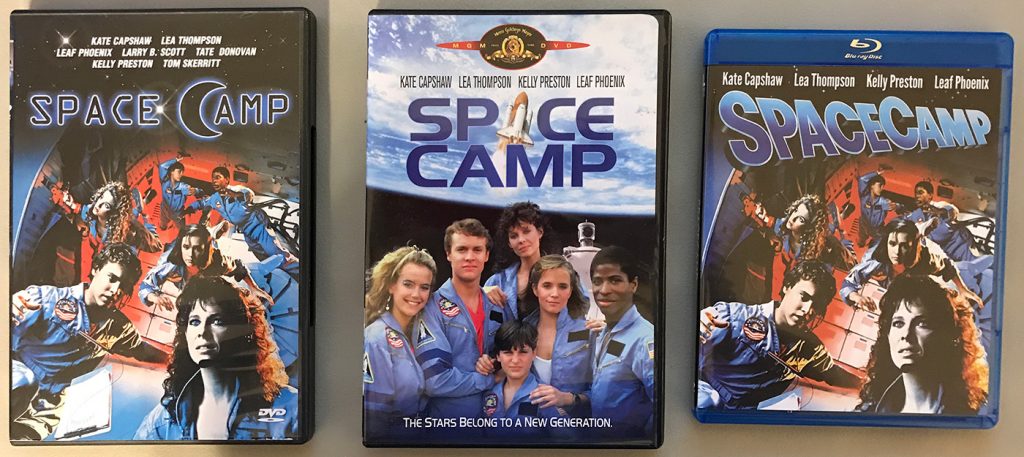 A photo of the 3 disc releases - 2 DVDs and the Blu-Ray